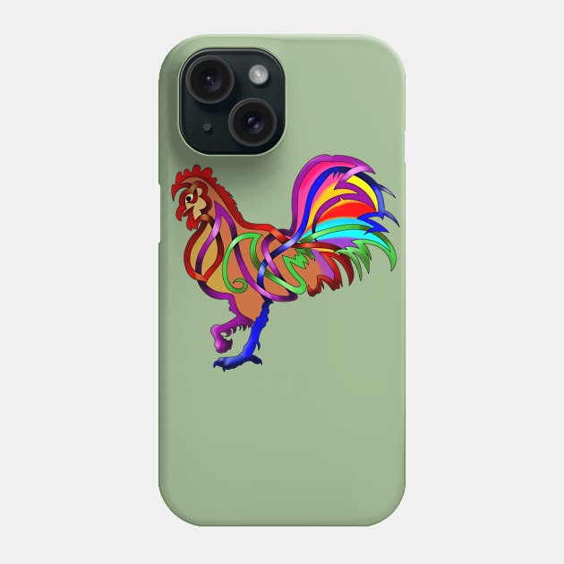 Rakish Rooster Phone Case by KnotYourWorld4