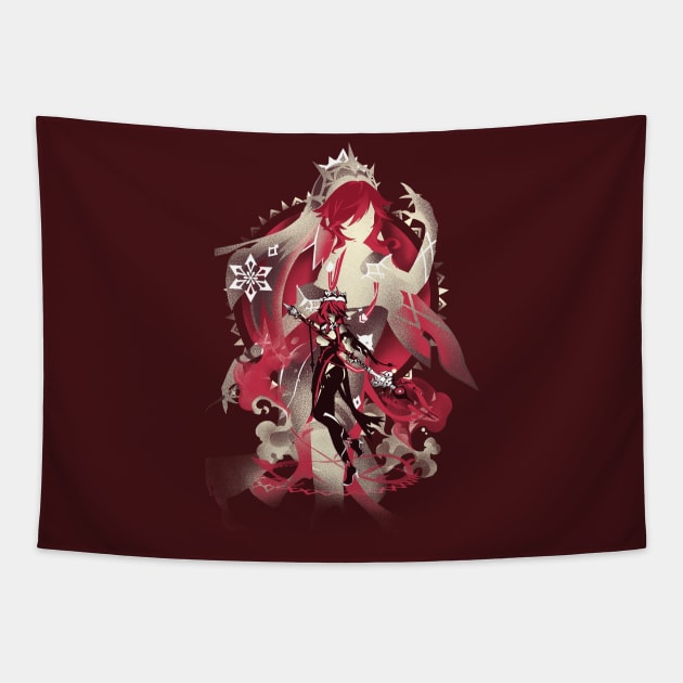 Rosaria Thorny Benevolence Tapestry by plonkbeast