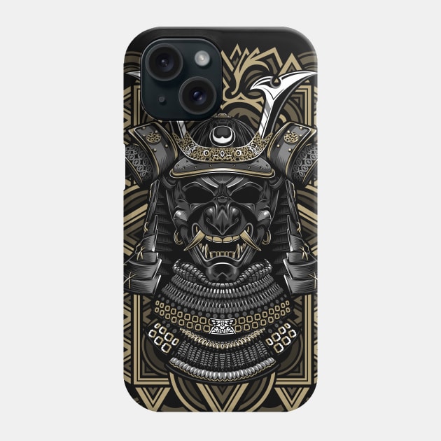 Samurai mask Phone Case by albertocubatas