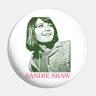 Sandie Shaw / 60s Retro Fan Art Pin