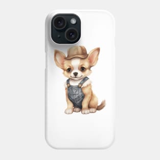 Farmer Chihuahua Dog Phone Case