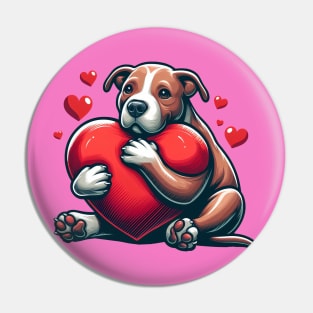 Pitbull Puppy Love Pin