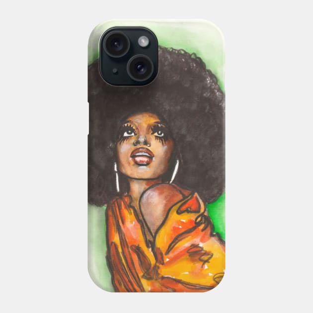 Diana Ross Phone Case by Svetlana Pelin