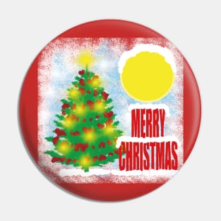 Christmas tree vintage Pin