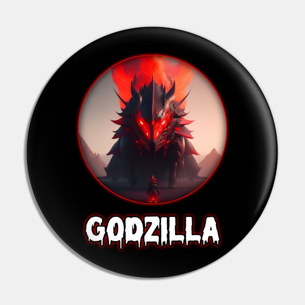 New Godzilla Pin by Farhan S