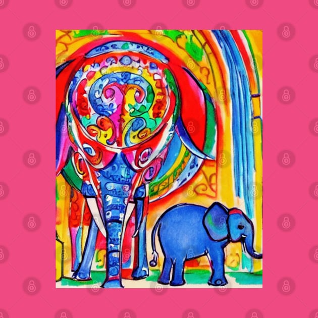 Elephant family by Be stronger than your past