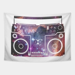 Galactic Boom Box Tapestry