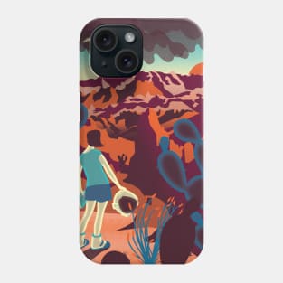 West Texas Desert UFO Phone Case