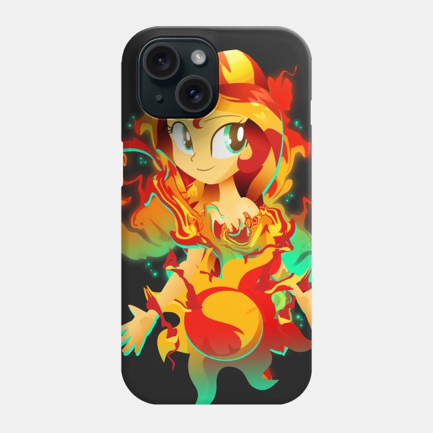 Human Sunset Shimmer Phone Case by Ilona's Store