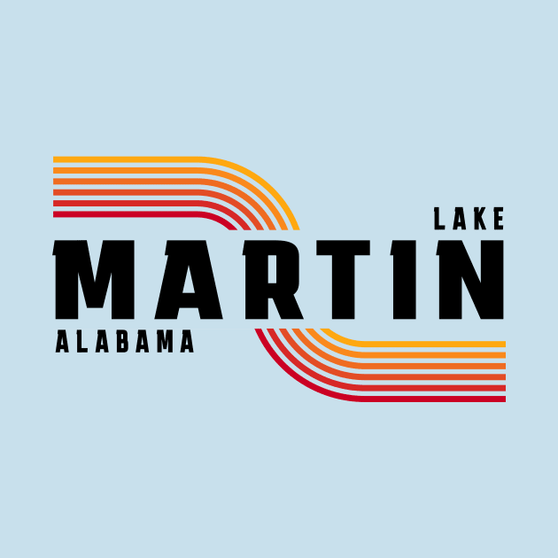 Lake Martin 80's Retro by Alabama Lake Life