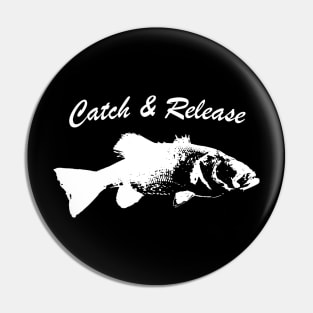 Catch and Release Series, Bass, White color Pin