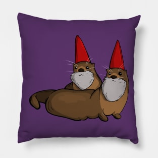 Gnome Otters Pillow