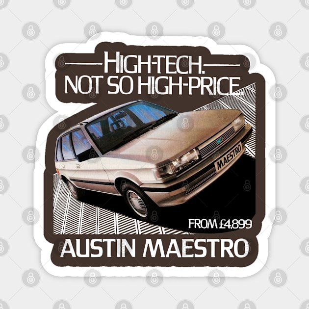 AUSTIN MAESTRO - advert Magnet by Throwback Motors