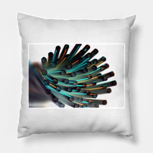 Straws abstract Pillow