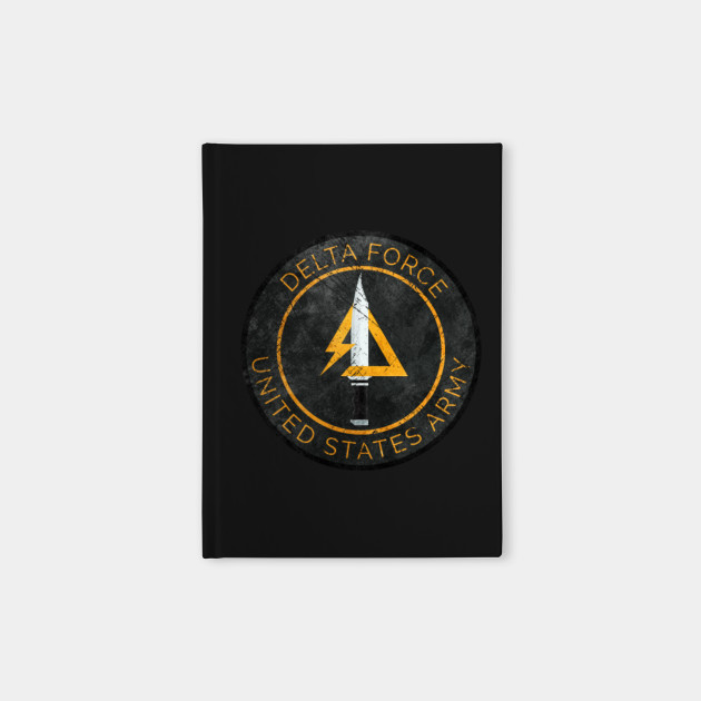 Delta Force Vintage Insignia Delta Force Notebook Teepublic