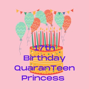 17th Birthday Quaran Teen Princess T-Shirt