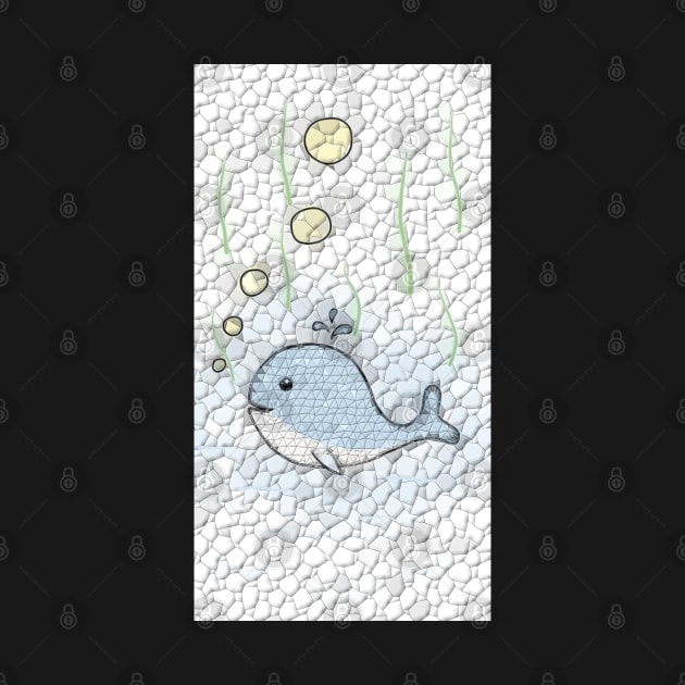 The happy Whale - A polygon Design by SPAZE