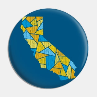 California Mosaic - Pacific Sunshine Pin