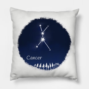 Cancer zodiac Constellation Pillow