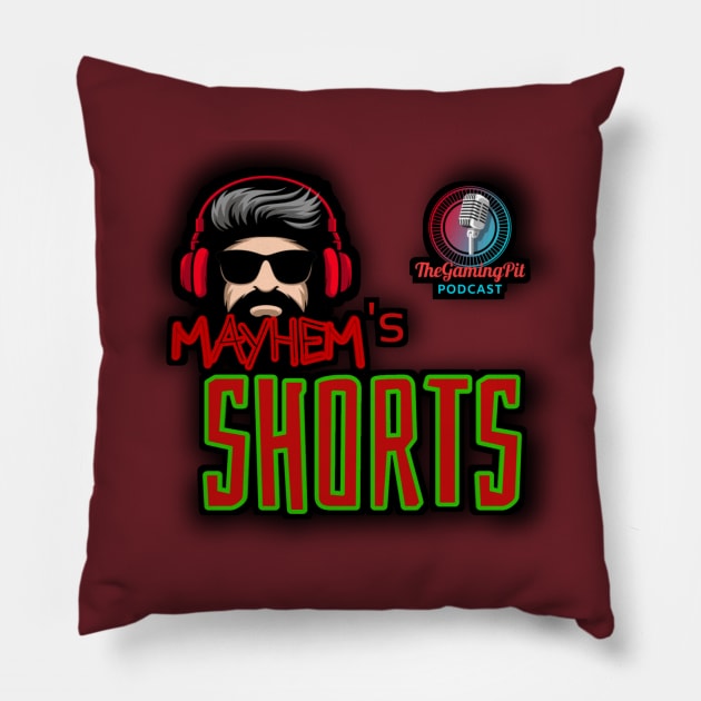 Mayhem Shorts Podcast Original Pillow by Mayhem's Shorts Podcast