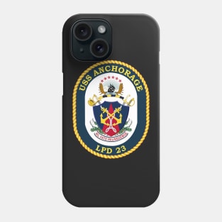 USS - Anchorage - LPD 23 Phone Case
