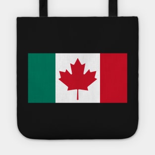 Canada - Italy Flag Mashup Tote