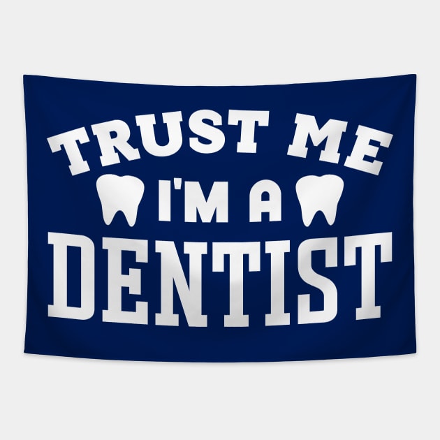 Trust Me, I'm a Dentist Tapestry by colorsplash