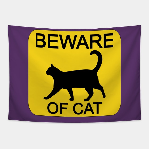 Beware of cat Tapestry by G4M3RS