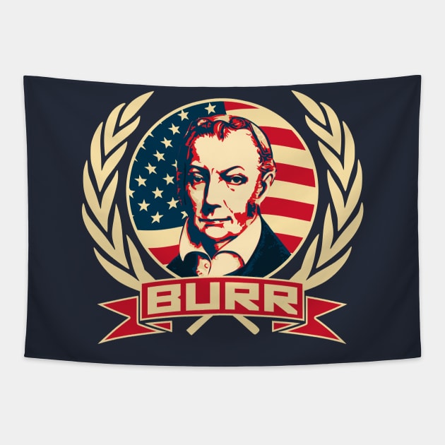 Aaron Burr American Propaganda Tapestry by Nerd_art