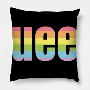 Gay lgbtq trans queer pride Parade rainbow gift Pillow