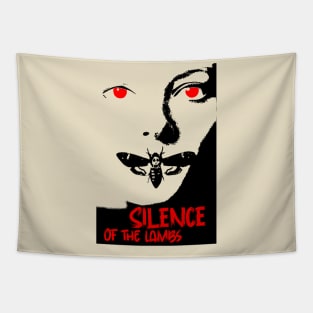 Silence of the lambs t-shirt Tapestry