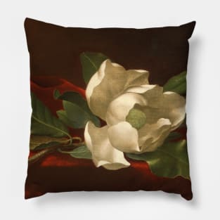 Magnolia by Martin Johnson Heade Pillow