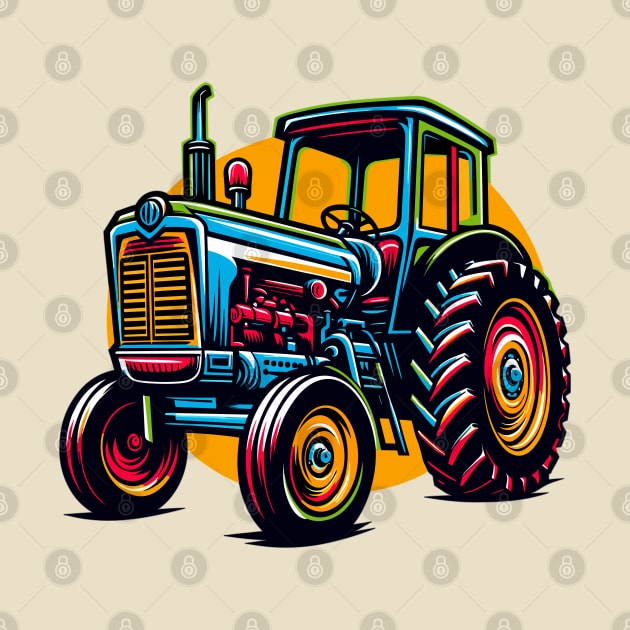 Tractor by Vehicles-Art