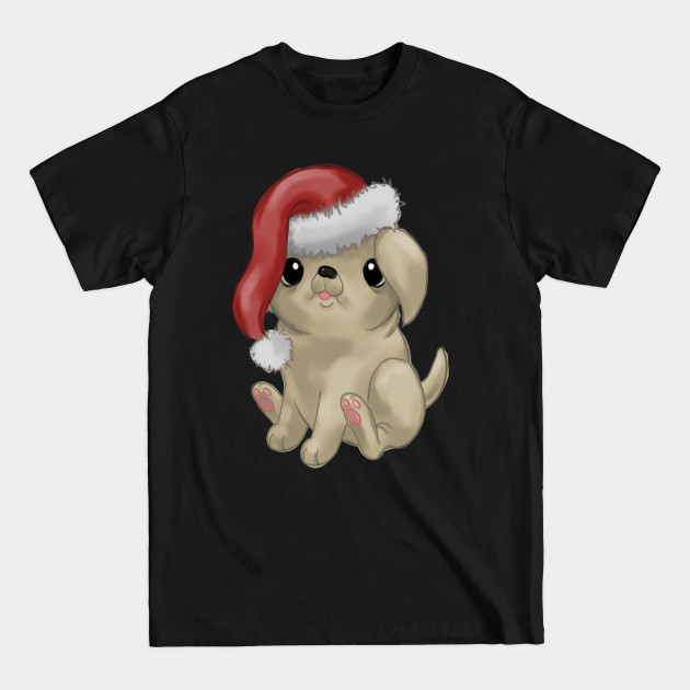 Disover Super Cute Christmas Santa Hat Pug Puppy - Christmas Pug - T-Shirt