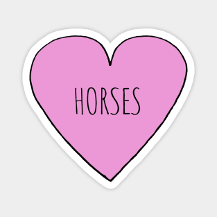 Love Horses Magnet