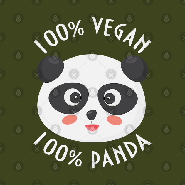 100% vegan panda by tatadonets