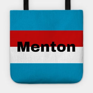 Menton City in Monaco Flag Tote