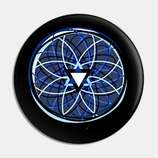 Blue Spin Pin