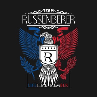 Team Russenberer Lifetime Member, Russenberer Name, Russenberer Middle Name T-Shirt