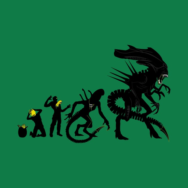 Xenomorph Evolution Xenomorph T Shirt Teepublic 