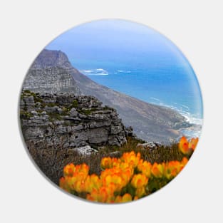 View from Table Mountain, Cape Town, South Africa Pin