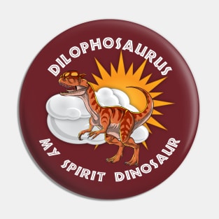 My Dilophosaurus Dinosaur Spirit Design Pin