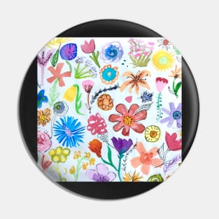 Summer florals Pin