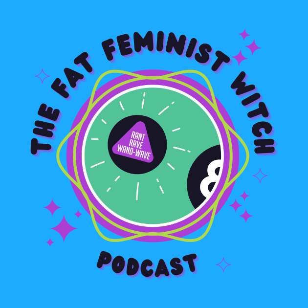 Fat Feminist Witch Magic 8 Ball Logo by The Fat Feminist Witch 