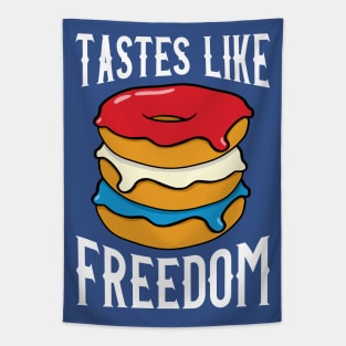 4th of July Donuts Tastes Like Freedom Tapestry
