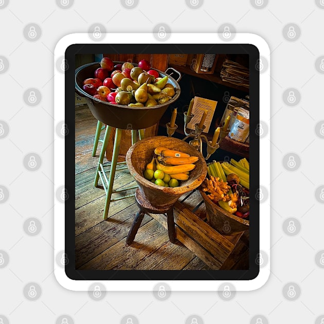 Fruit and Vegetables Magnet by Graz-Photos