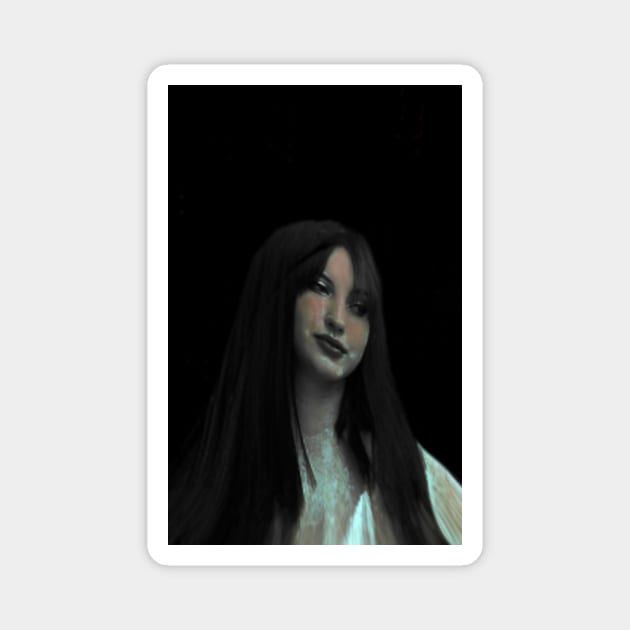 Beautiful girl, so beautiful. Picture is slightly sloppy and with pixelation. But what important - is here. Magnet by 234TeeUser234