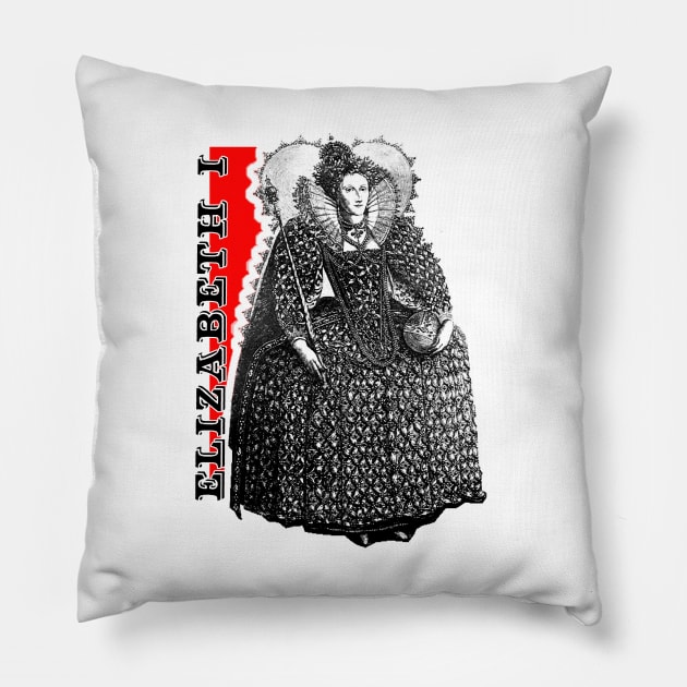 Tudors Gloriana Queen Pillow by Marccelus