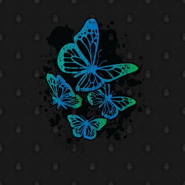 Cool Grunge Fairycore Gothic Butterflies graphic by Graphic Duster