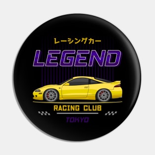 Tuner Yellow Eclipse 2GA JDM Pin